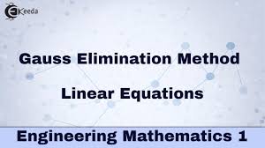گزارش فارسی حل دسته معادلات خطی به کمک  روش حذفی گوس به همراه کد متلب با توضیحات کامل (Gauss elimination method)